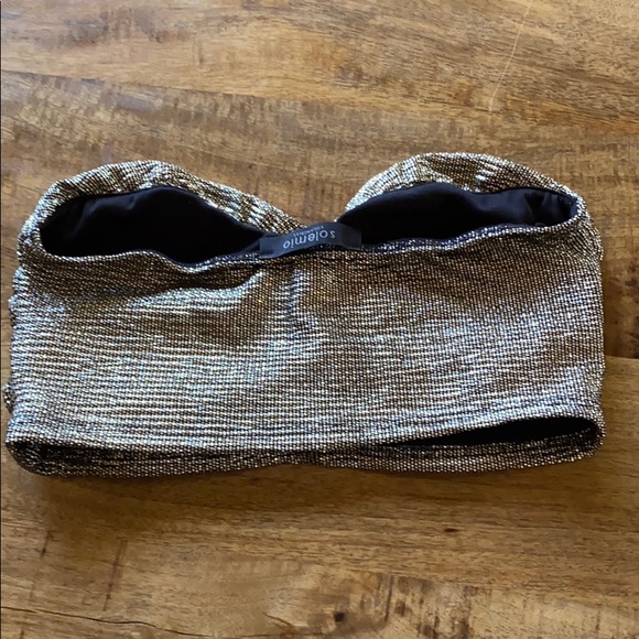 ✨GOLD SPARKLY - Solemio Small Tube Top - Picture 4 of 4